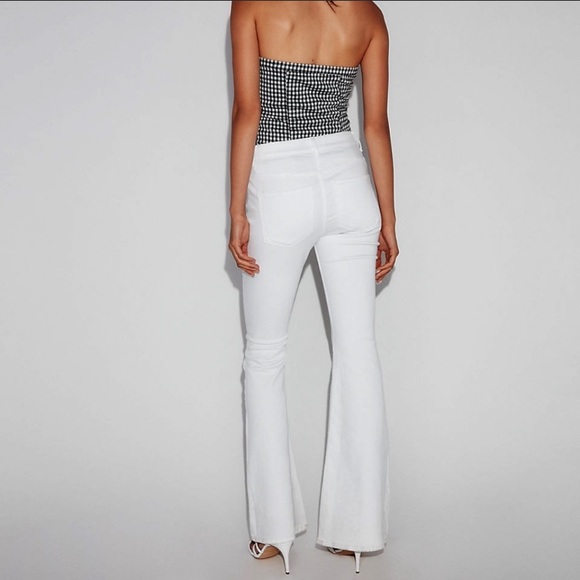 Express Denim - Express Stretch Slim Flare Mid Rise Jeans Size 10R